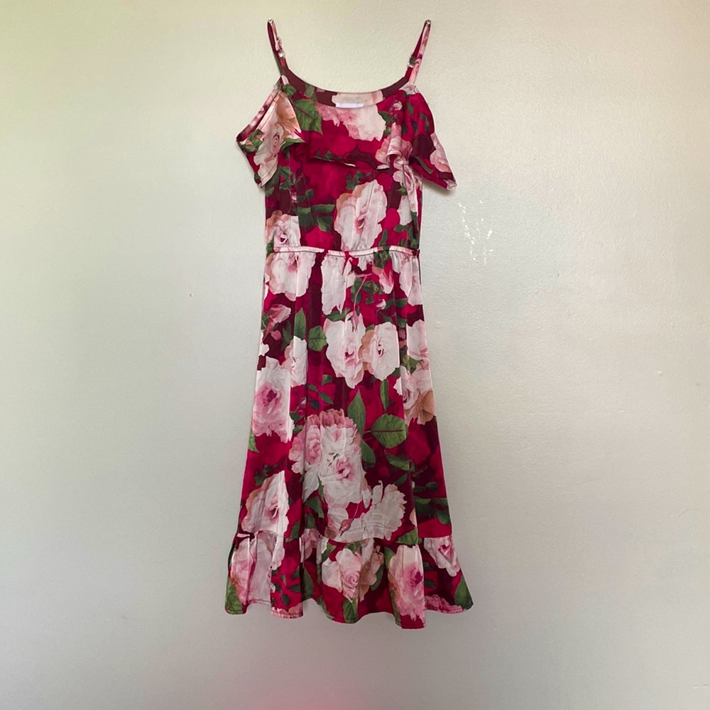 Children’s Place Floral Red Dress
